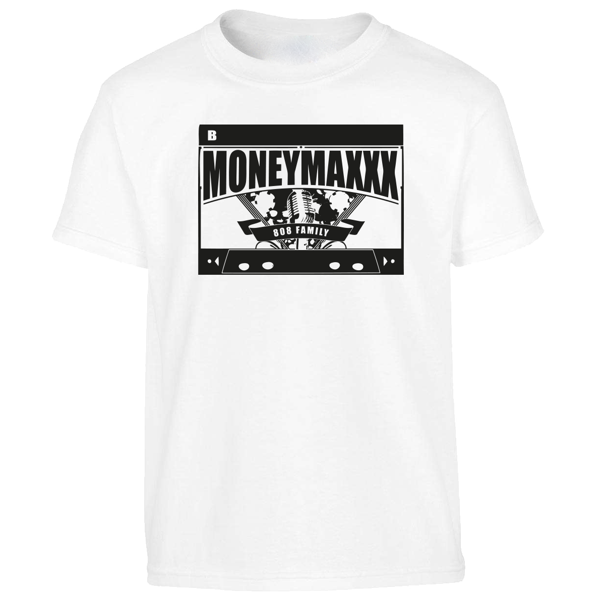 Bild von MONEYMAXXX TAPE - SHIRT [weiß]